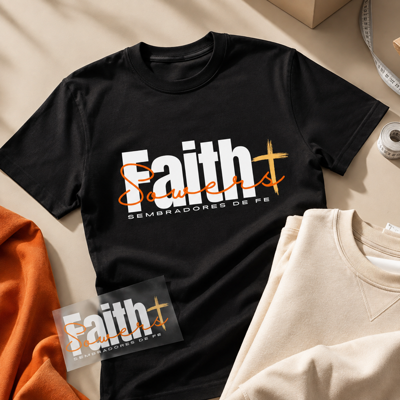 Prendas personalizadas con el logo Faith Sowers